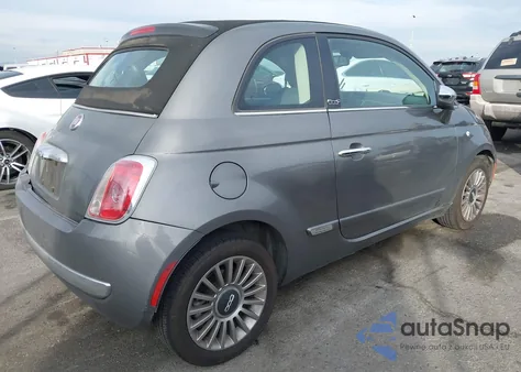 2012 Fiat 500C Lounge z USA, uszkodzony, nr VIN 3C3CFFER7CT119570